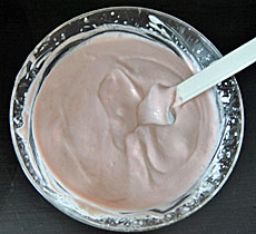 mousse de cerezas paso 3