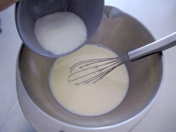 Receta casera masa para gofres paso 5