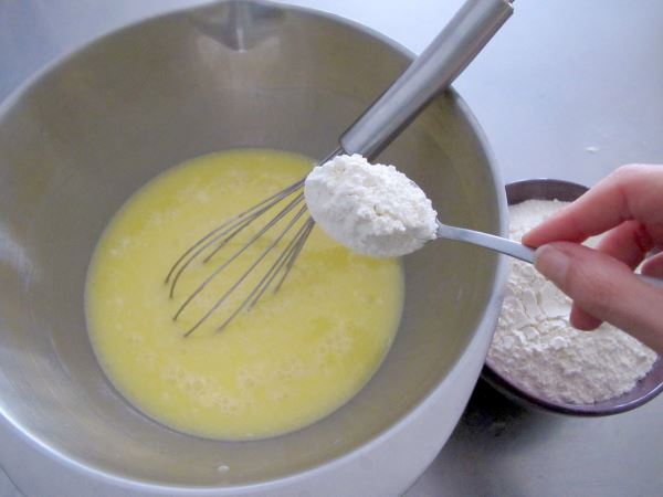 Receta casera masa para gofres paso 7