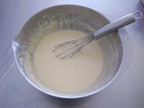 Receta casera masa para gofres paso 8