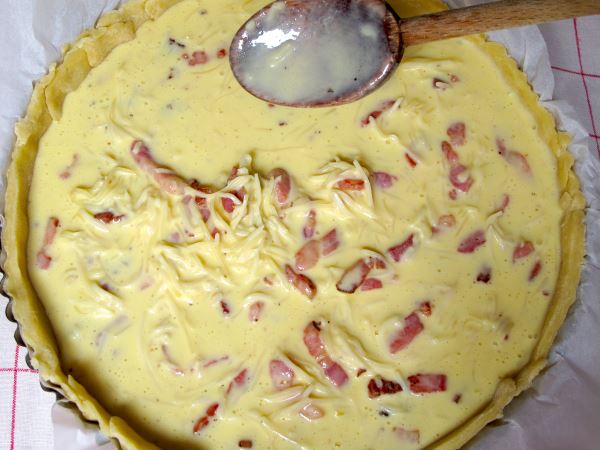 Receta infantil de Quiche Lorraine paso 12