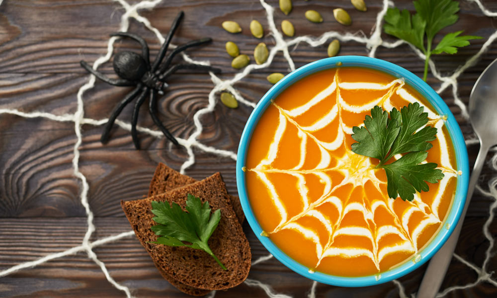 crema de calabaza para halloween