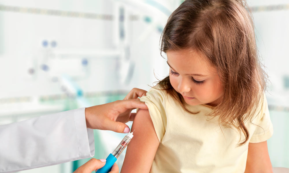Calendario para vacunar a los niños 2020