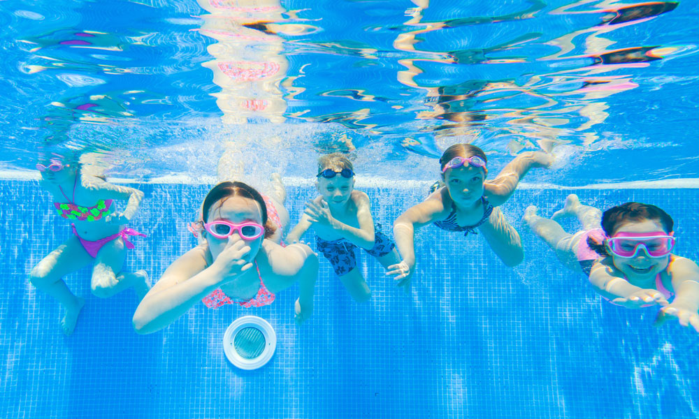 Infecciones de los niños en piscinas