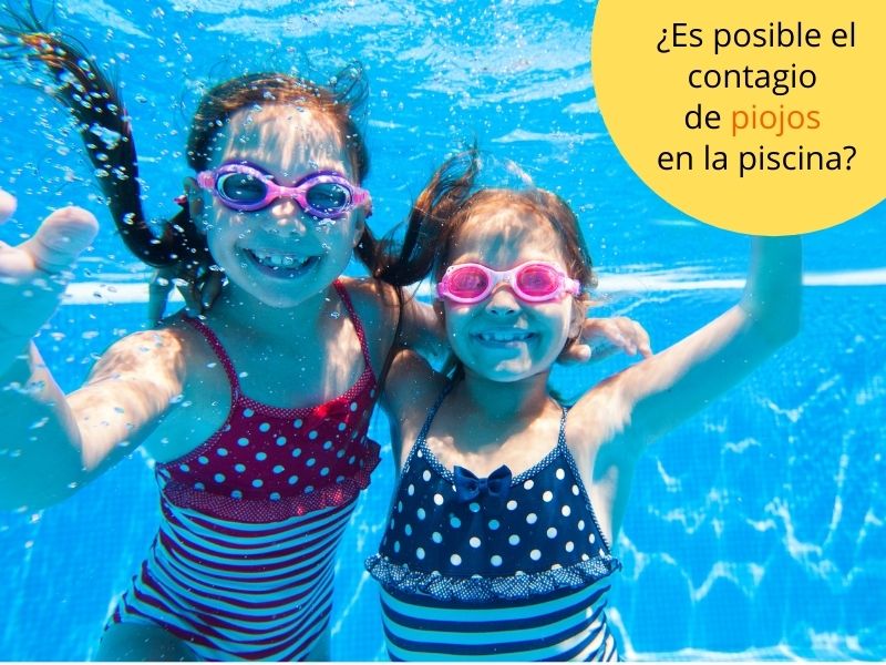 ¿Se puede contagiar un niño de piojos en la piscina?