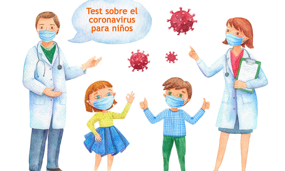 Test del coronavirus para niños