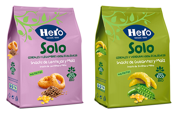 Conoces los nuevos snacks Hero Solo 100% ecológicos para tu bebé?