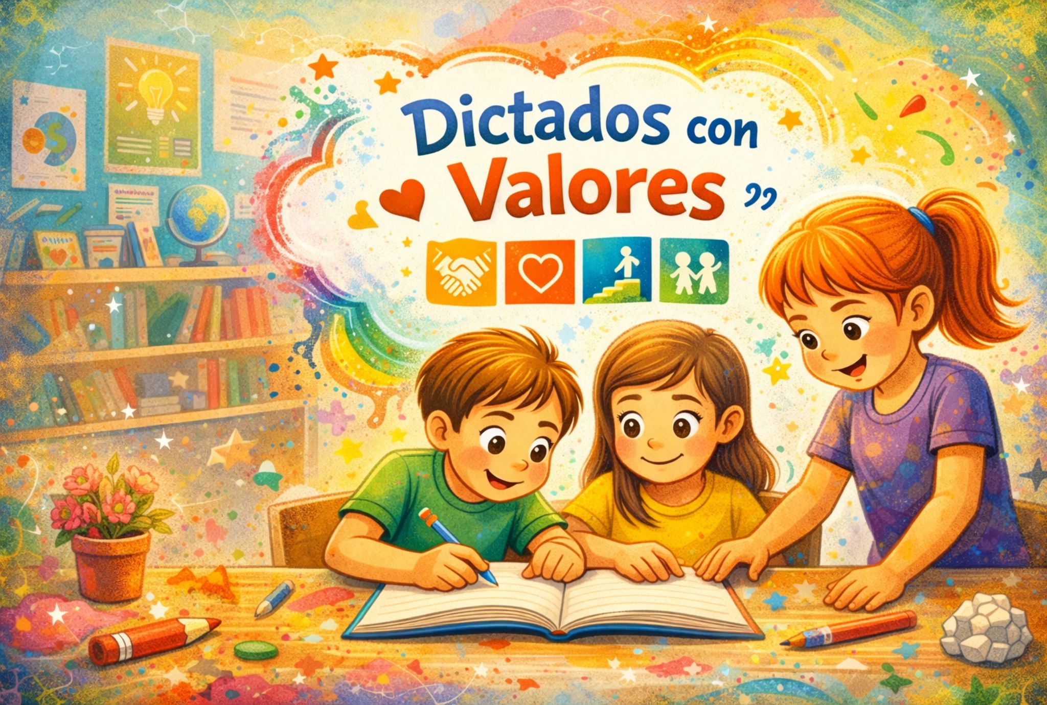 Dictados con valores para niños Dictados con valores para niños