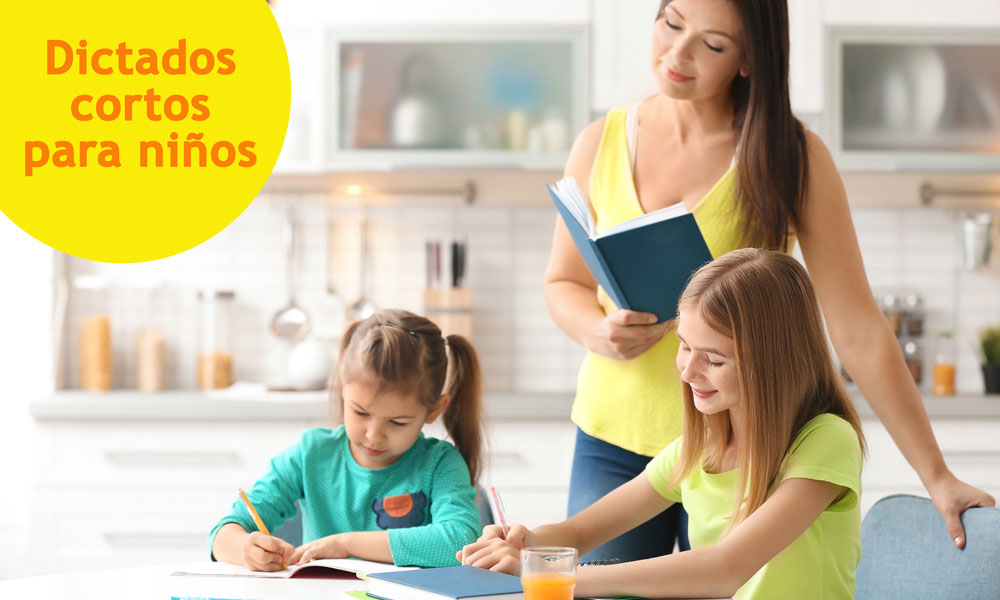 Dictados cortos para niños