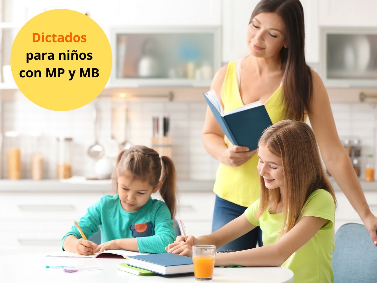 15 dictados para niños con MP y MB