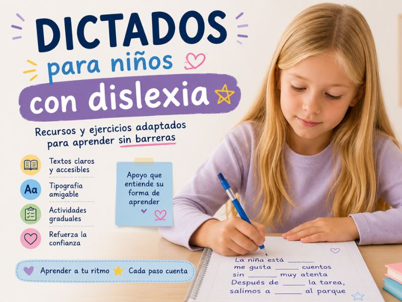 dictados para niños con dislexia