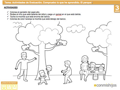 Ejercicio de evaluación de conocimiento del medio