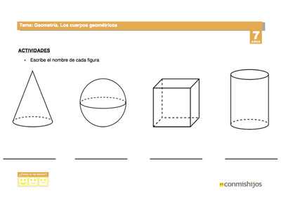 Ficha de figuras geommétricas