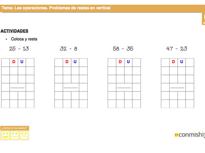 Tareas escolares de matemáticas