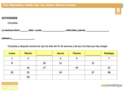 Ficha de magnitudes