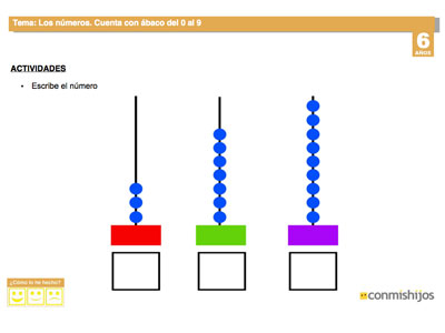 Números del 0 al 9