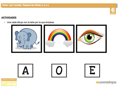 Ficha de matemáticas para niños