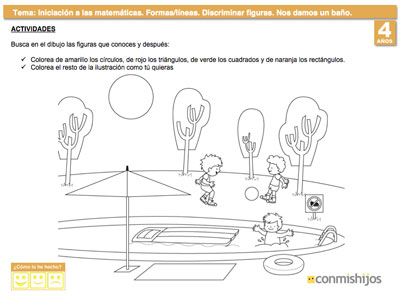 Formas geométricas. Aprender las figuras planas