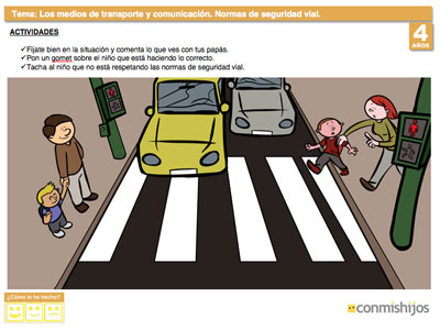 Concurso de dibujos para educar en seguridad vial