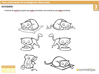 Ejercicios de estimulación de la inteligencia para niños