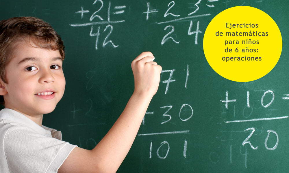 Operaciones matemáticas para primero de primaria