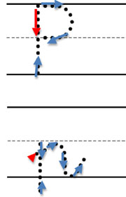 Ejercicio de escritura para niños. Aprender la letra P