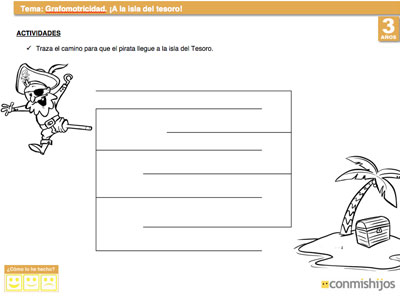 Aprender a hacer trazos horizontales y verticales