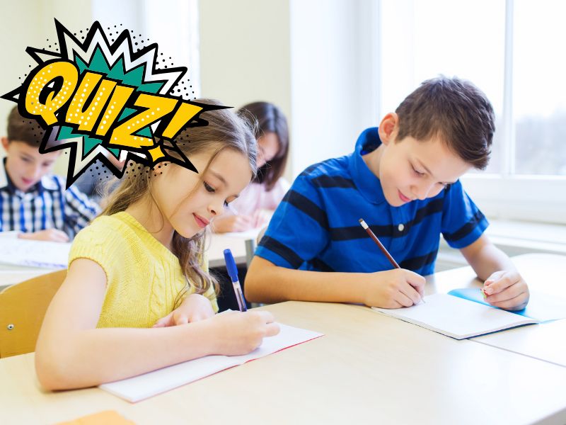 Quiz de lengua para niños sobre sinónimos y antónimos