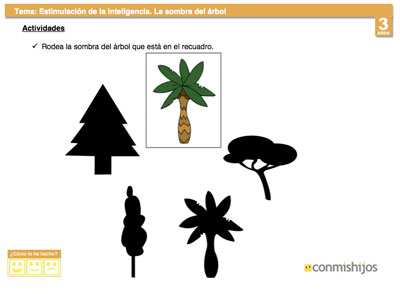 Estimulación de la inteligencia. La sombra del árbol