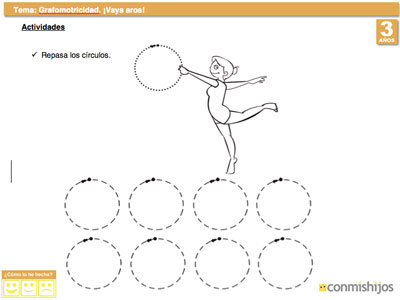 Aprender a hacer trazos circulares